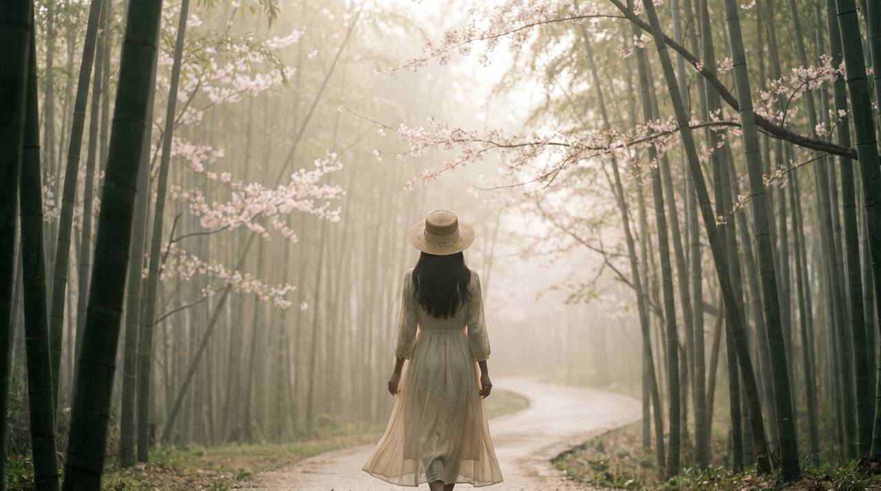 樱花视频 - 竹林樱花慢生活治愈影像 - www.gcssolb.cn